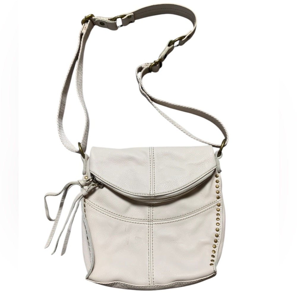The Sak Studded Leather Crossbody Handbag Cream‎ Bohemian Tassel Bag